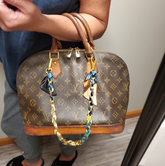 LOUIS VUITTON🌺AUTHENTIC VINTAGE ALMA - Picture 14 of 16